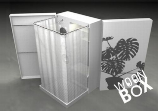 Illustration for article titled Woon Box: A Toilet, Shower and Kitchen All-in-One